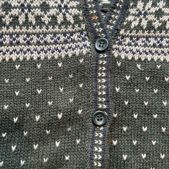Vtg Paul Harris Design Button-Up Cardigan Sweater Women’s Small Fair Isle - Picture 4 of 6